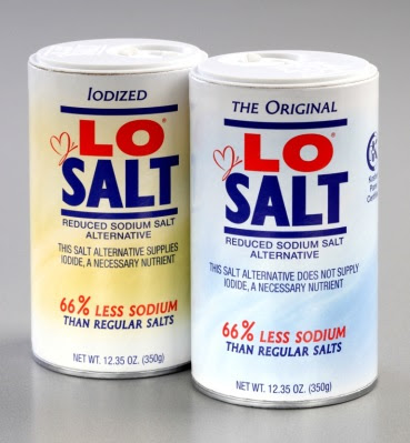 Lo Salt Iodized Reduced Sodium Salt Alternative