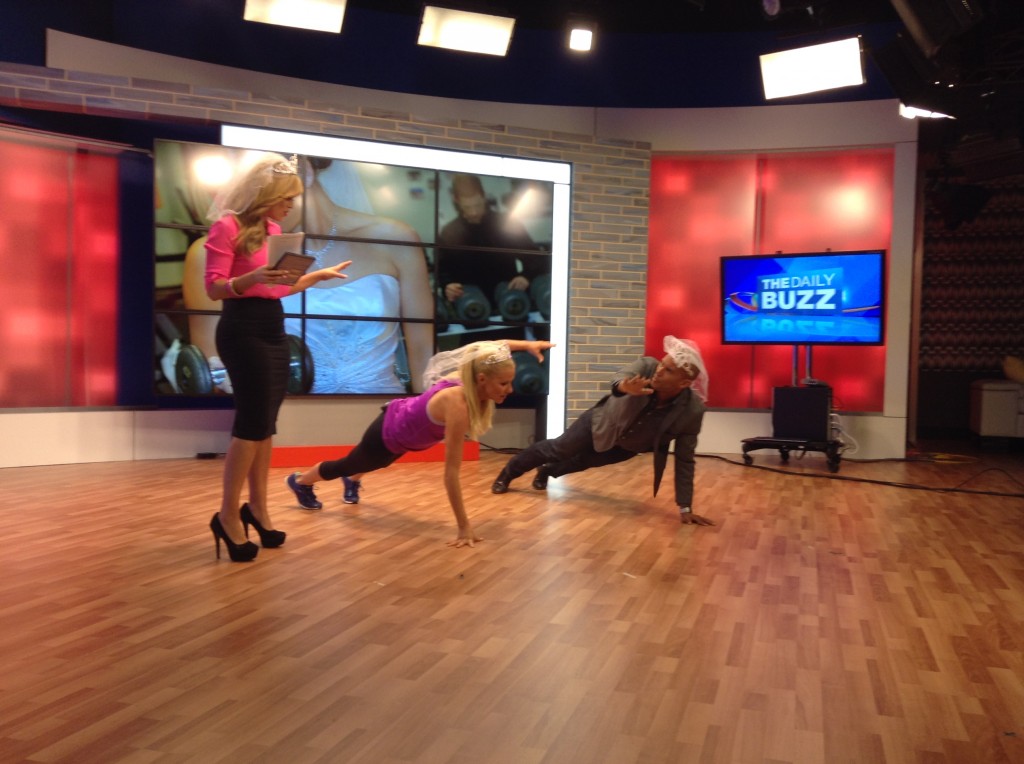 Pre-wedding workout and weight loss with Fitz on The Daily Buzz 