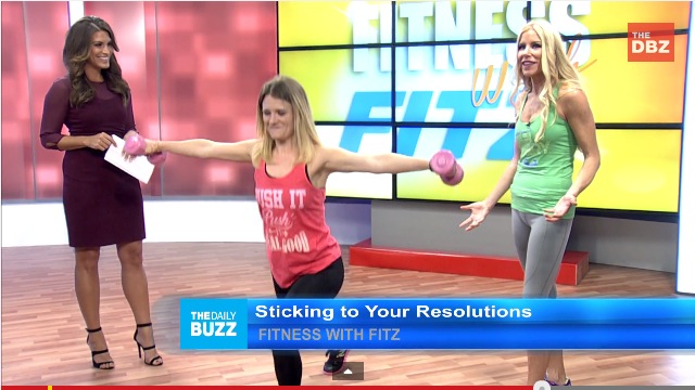 Fitz on The Daily Buzz: Make Fitness Resolutions Stick Year-Round