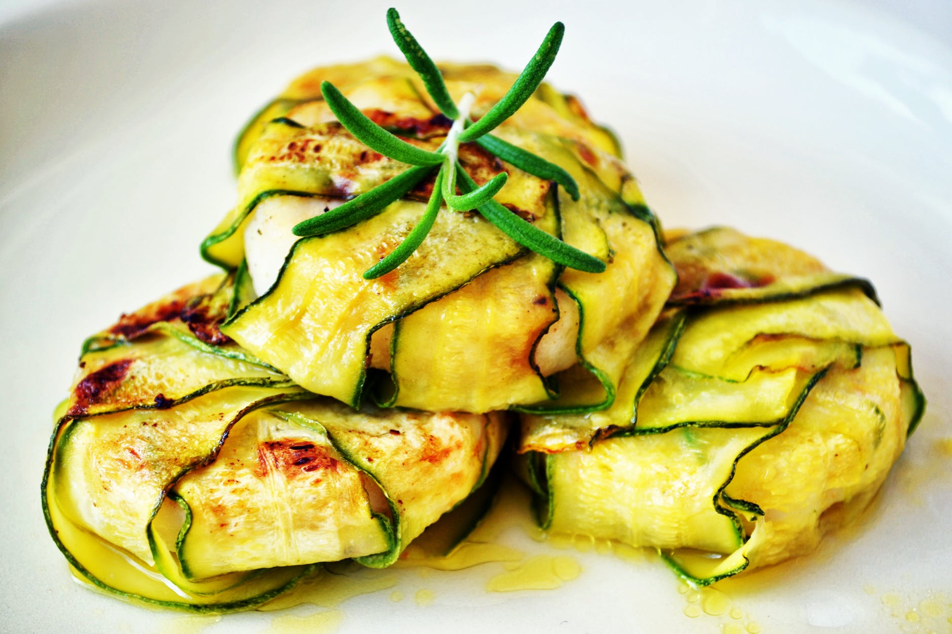 Zucchini & Cheese Roulades