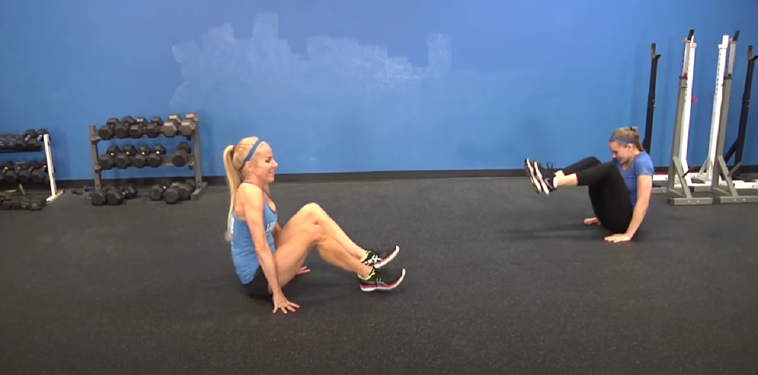 Butt Scoots – Killer Core and Tricep Workout. Used by Gymnasts!