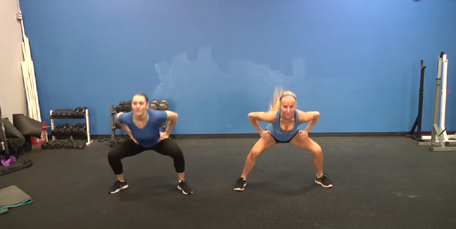 Tap Tap Squats – Strong Lean Butt, Hips, and Thighs