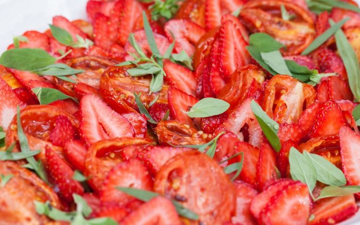 Strawberry Tomato Salad