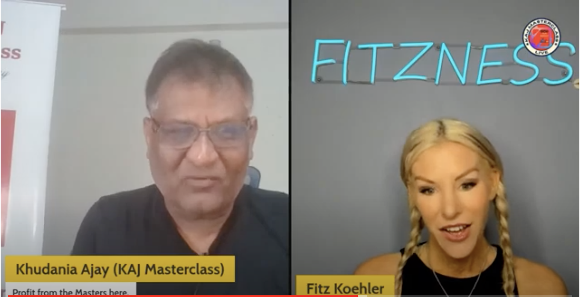 Fitz on India’s KAJ Masterclass Podcast