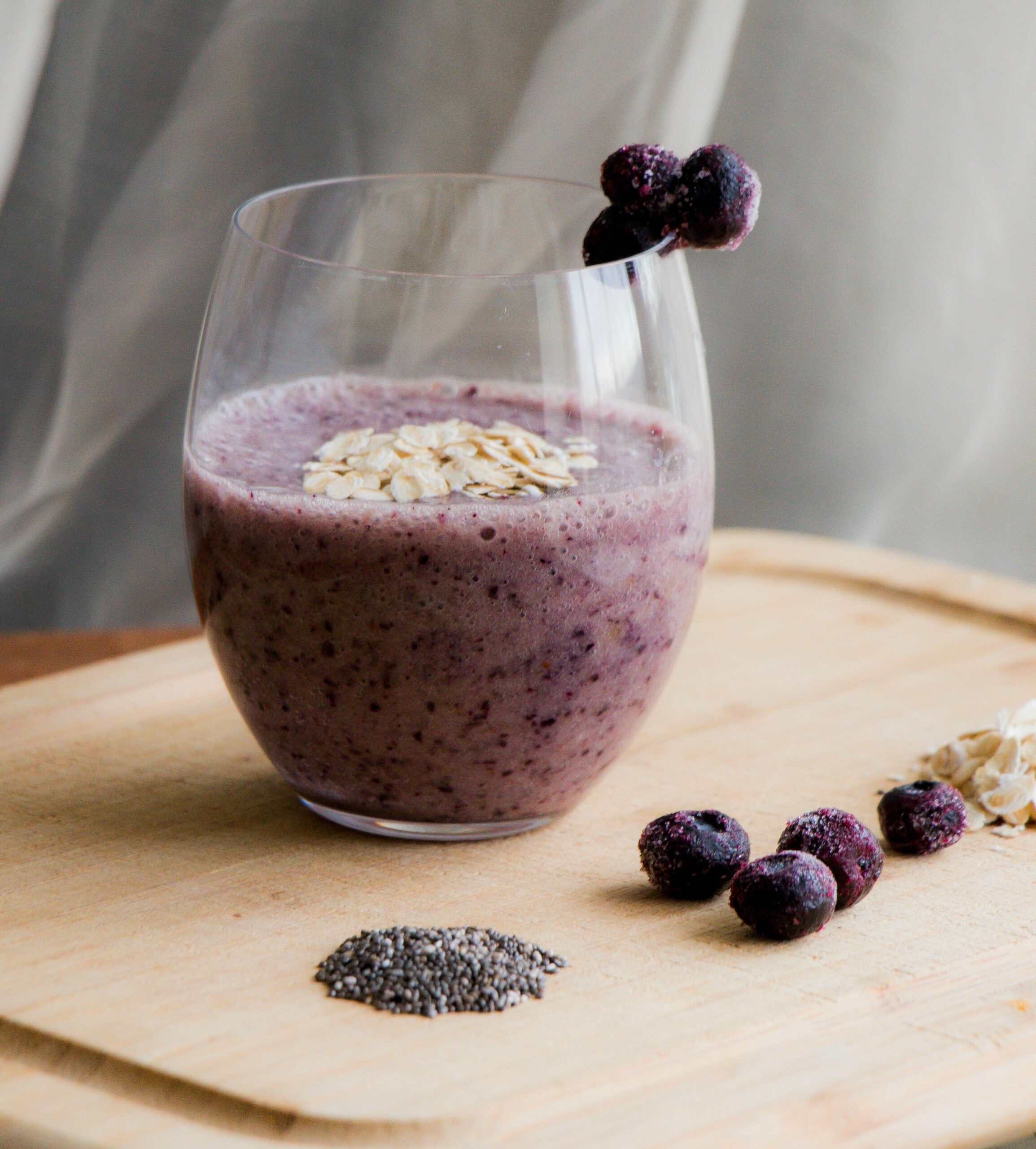 Blueberry Peanut Butter Smoothie